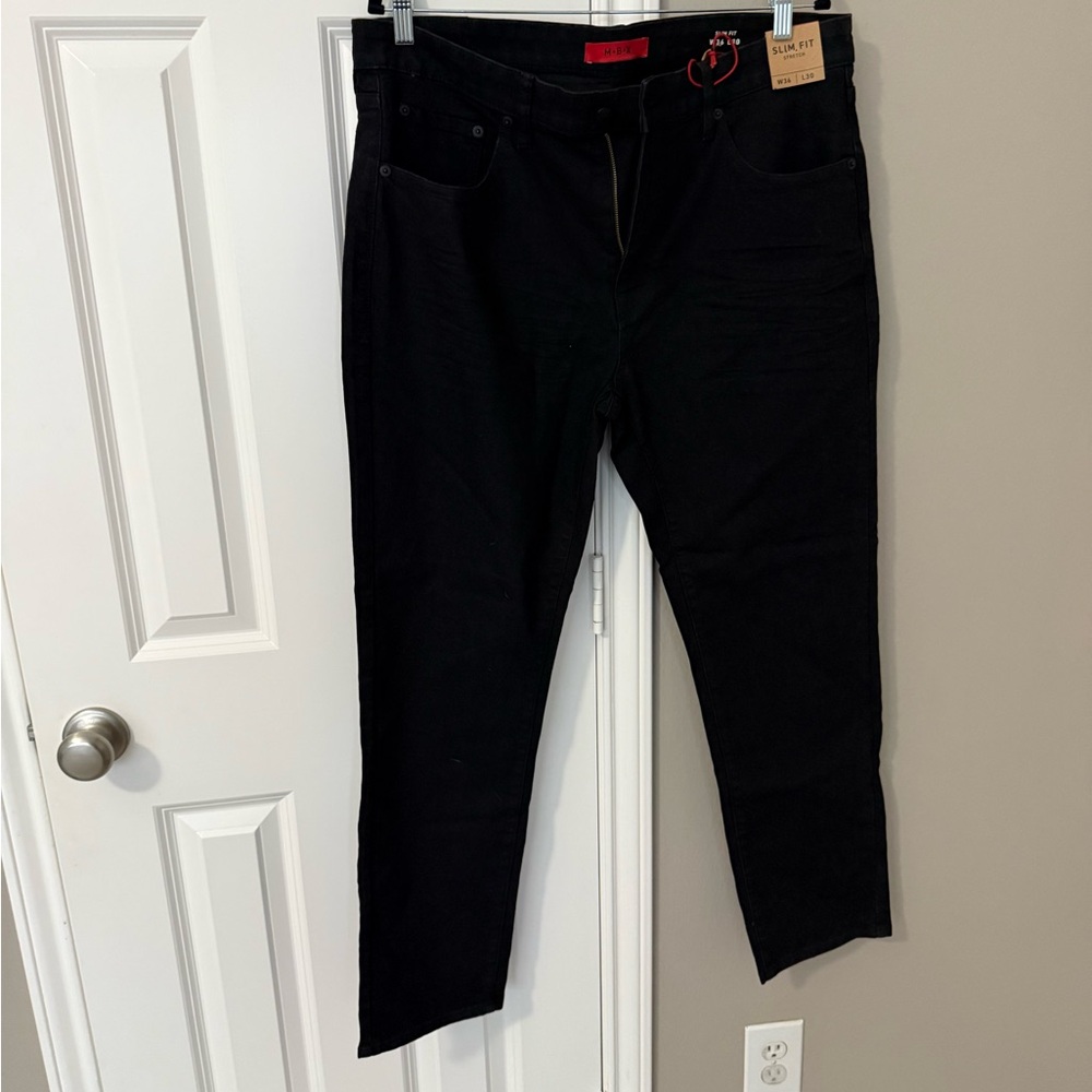 MBX Men's Slim Fit Black Jeans NWT